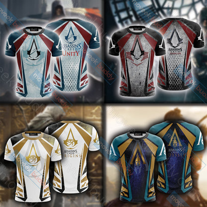Assassin's Creed Odyssey Unisex 3D T-shirt   