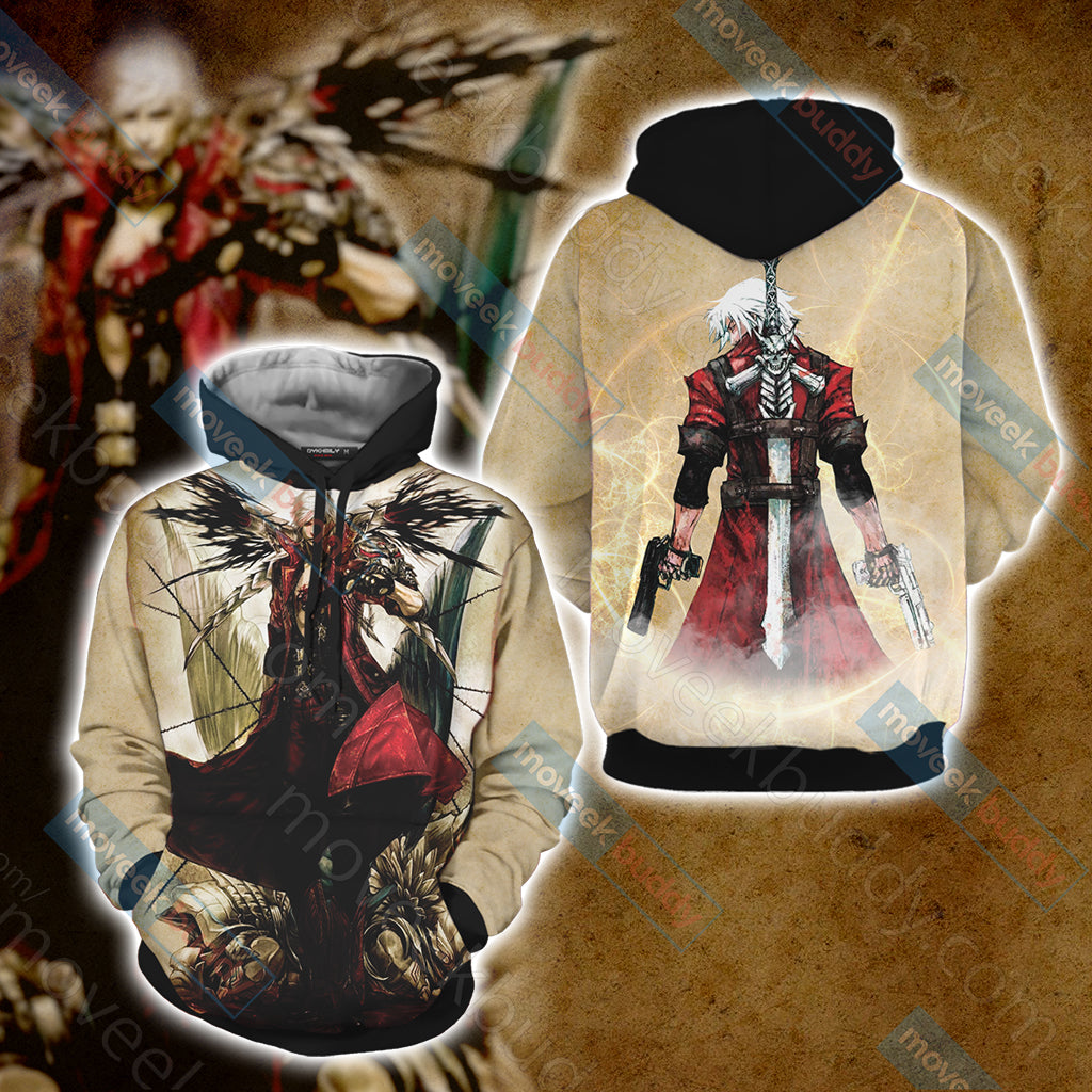 Devil May Cry Dante Unisex 3D T-shirt Hoodie S 