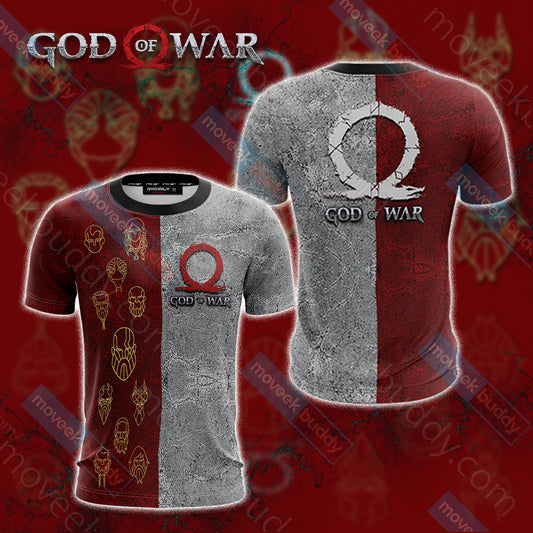 God Of War Symbol New Look Unisex 3D T-shirt   
