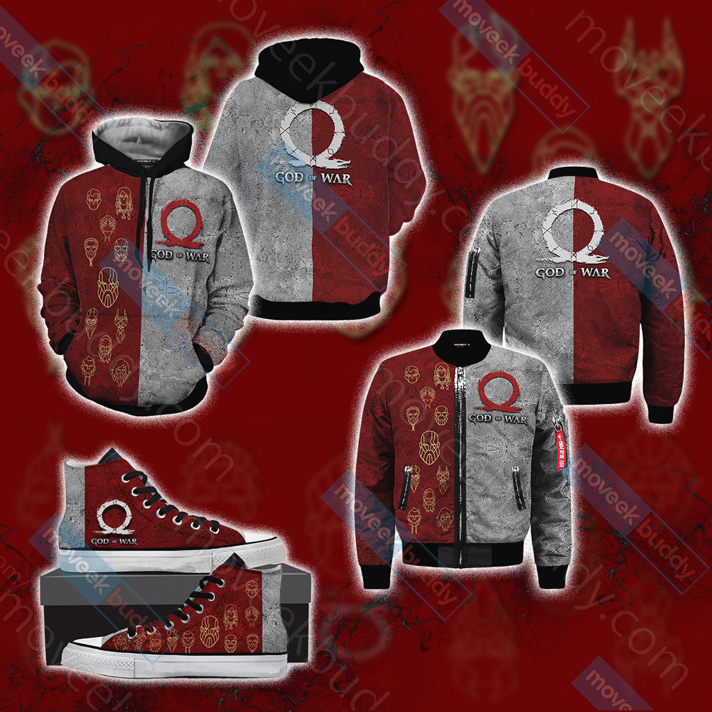 God Of War Symbol New Look Unisex Beach Shorts   
