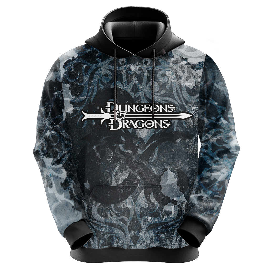 Dungeons And Dragons - Warrior Crest Unisex 3D T-shirt   