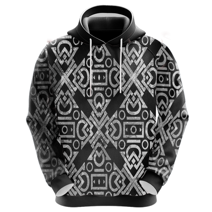 Skyrim Conjuration Symbol New Look Unisex 3D Hoodie   