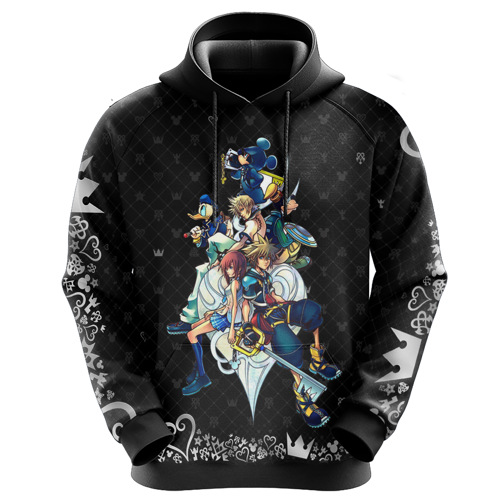 Kingdom Hearts New Look Unisex 3D T-shirt   