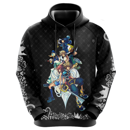 Kingdom Hearts New Look Unisex 3D T-shirt   