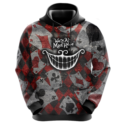 Alice In The Wonderland - We're All Mad Here Unisex 3D T-shirt   