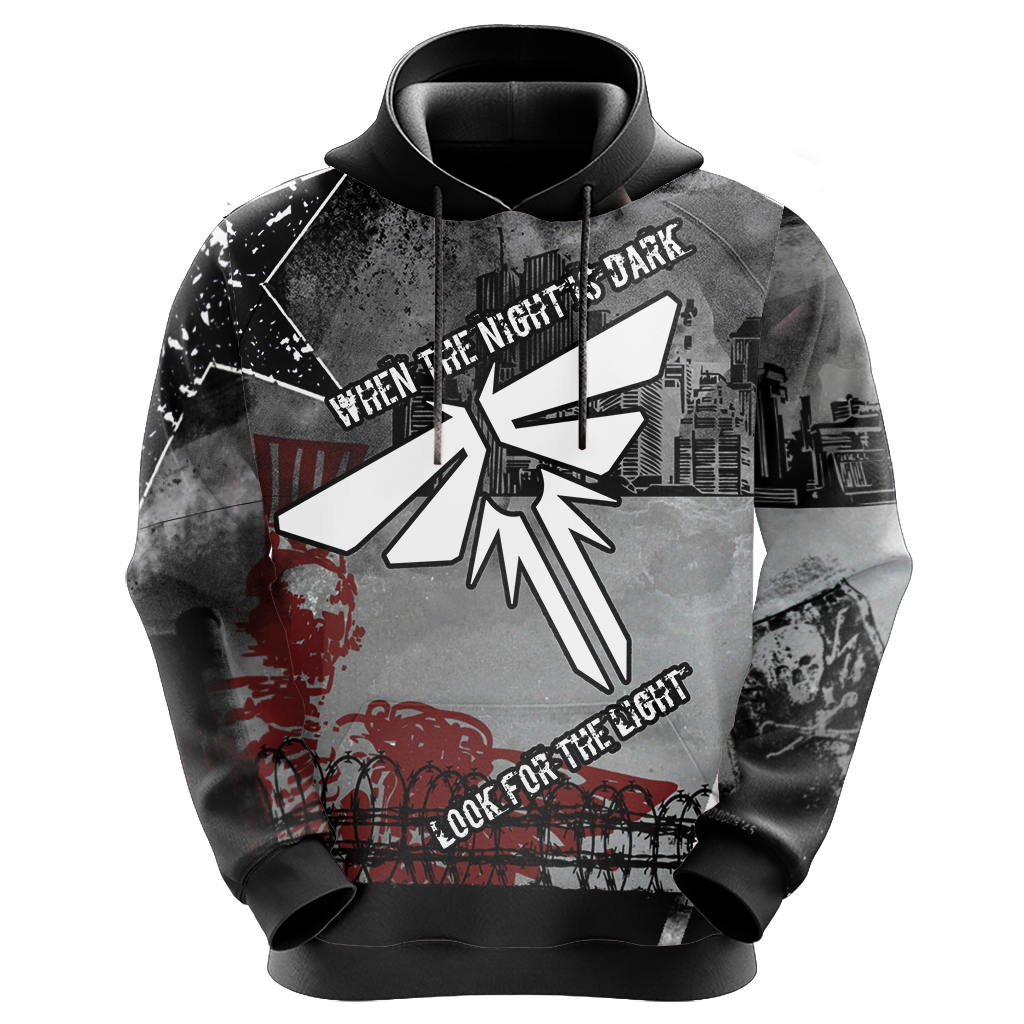 The Last of Us - When The Night Is Dark Look For The Light Unisex 3D T-shirt   