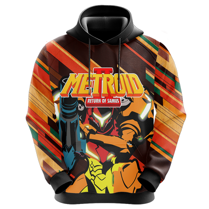 Metroid 2 - Samus Unisex 3D T-shirt   