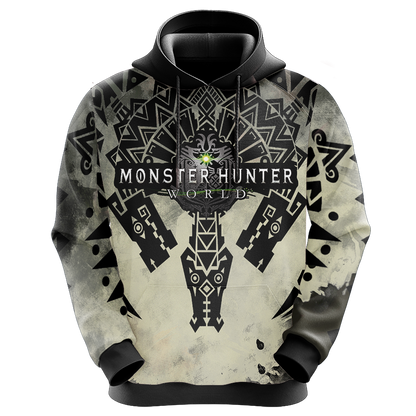 Monster Hunter World Logo Unisex 3D T-shirt   