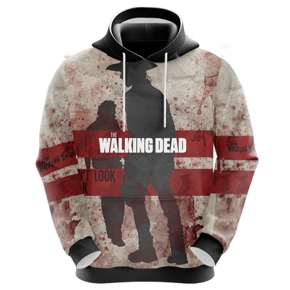 The Walking Dead Rick And Carl Grimes New Unisex 3D T-shirt   