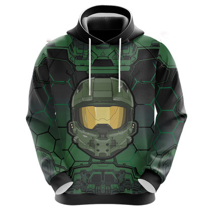 Halo 5 Master Chief HUD Helmet Unisex 3D T-shirt   