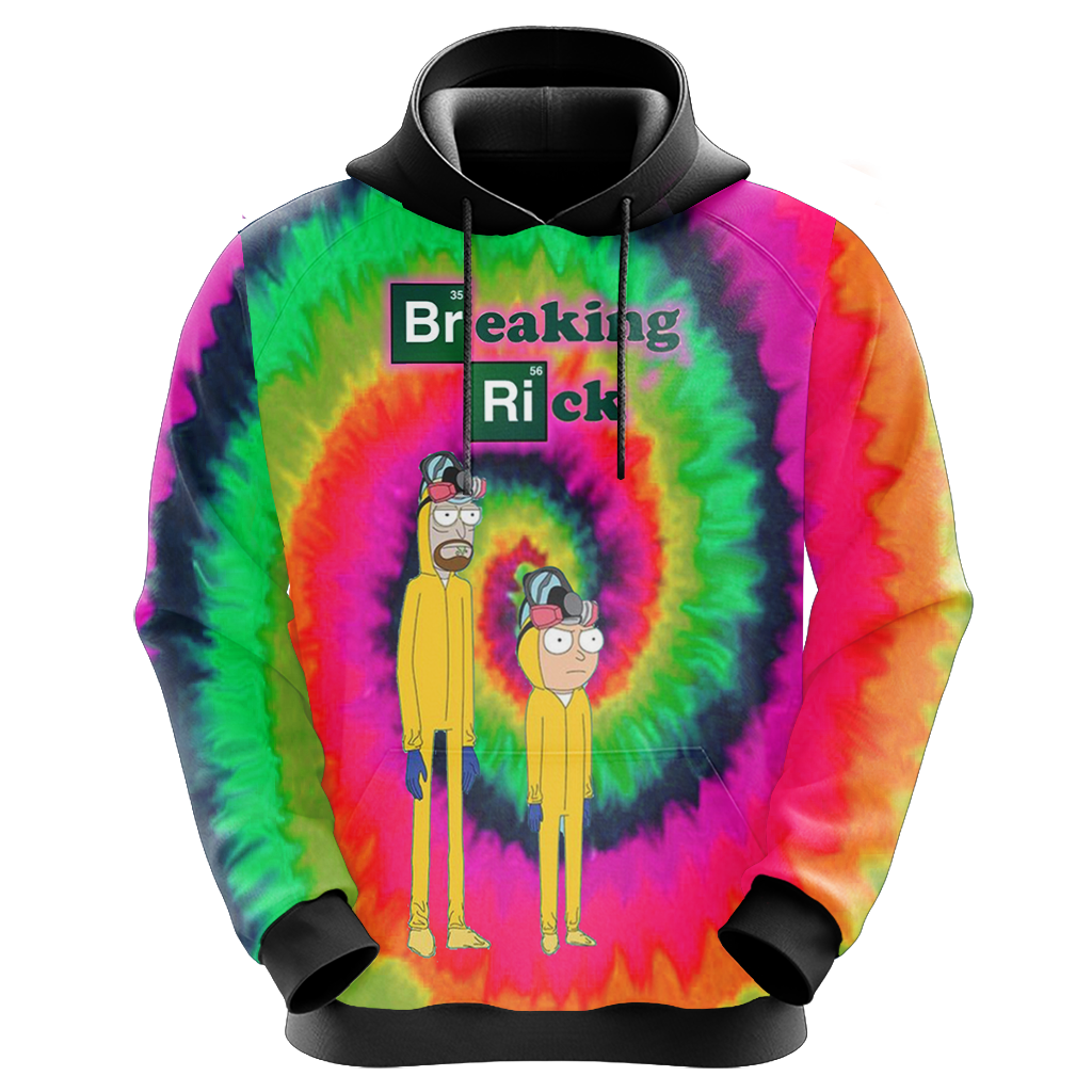 Breaking Bad x Rick and Morty Unisex 3D T-shirt   