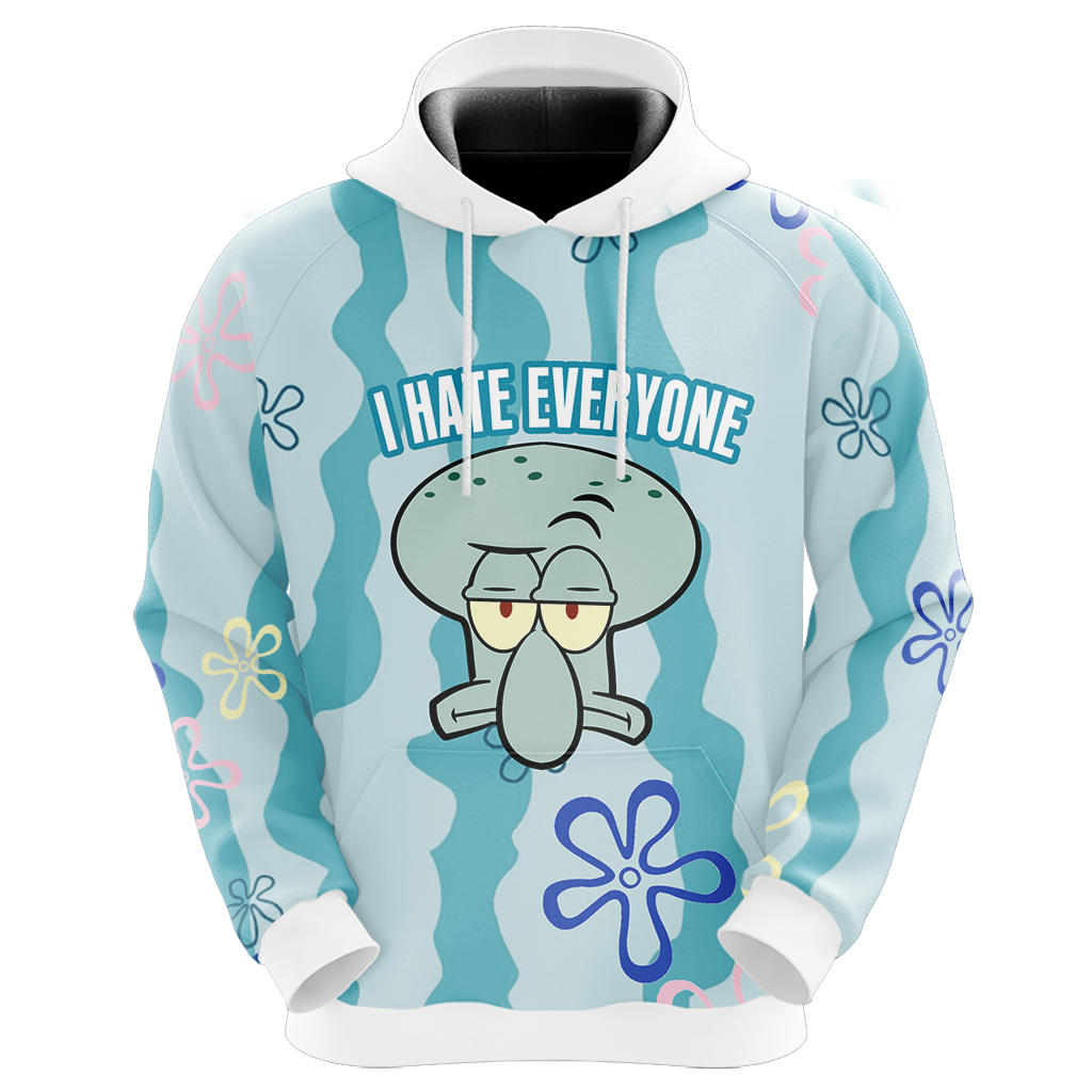 SpongeBob SquarePants - Squidward Unisex 3D T-shirt   