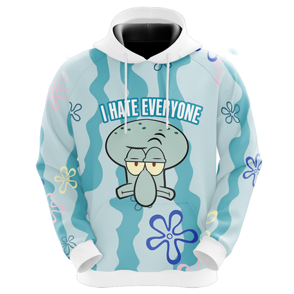 SpongeBob SquarePants - Squidward Unisex 3D T-shirt   