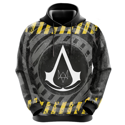 Assassin's Creed Watch Dogs Crossover Unisex 3D T-shirt   