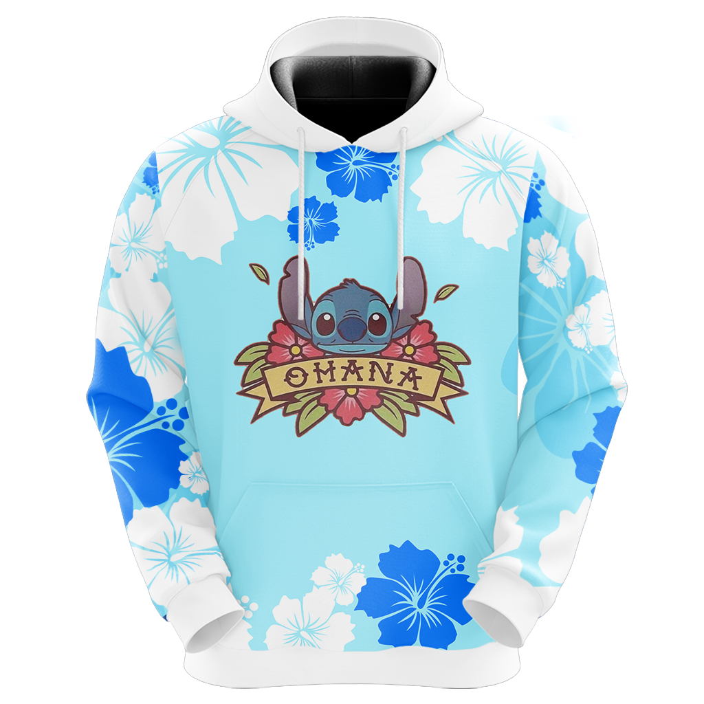 Ohana Stitch Unisex 3D T-shirt   