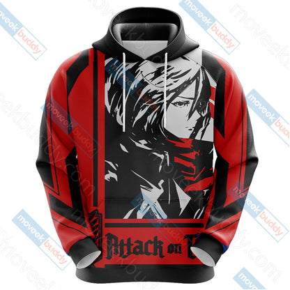 Attack on Titan - Mikasa Ackerman Unisex 3D T-shirt   