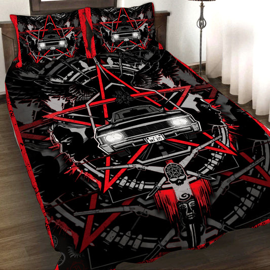 Supernatural 3D Quilt Set Quilt Set Twin (150x180CM) 