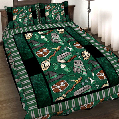 Harry Potter Slytherin 3D Quilt Set   