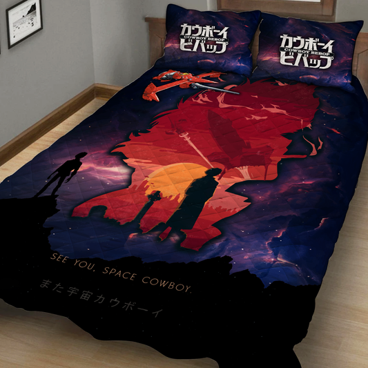 Cowboy Bebop 3D Quilt Set Twin (150x180CM)  