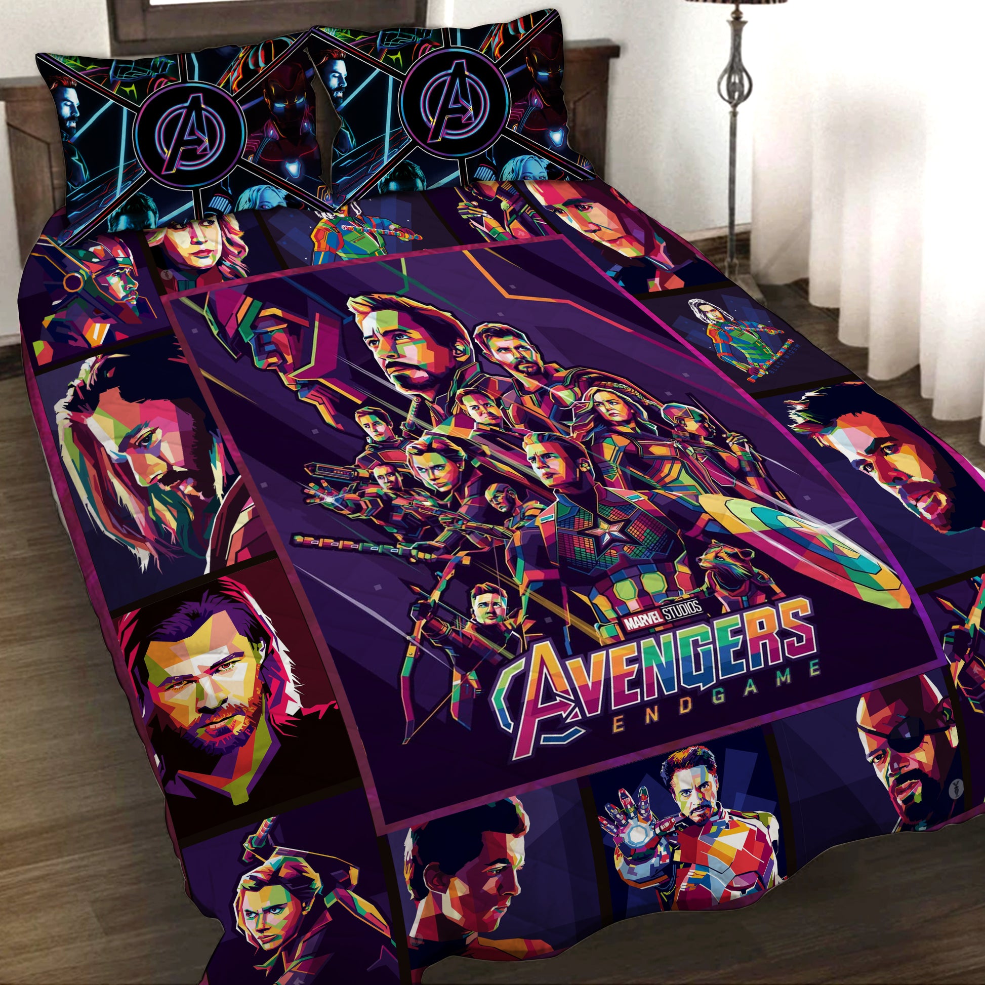 Avengers Endgame 3D Quilt Set Twin (150x180CM)  