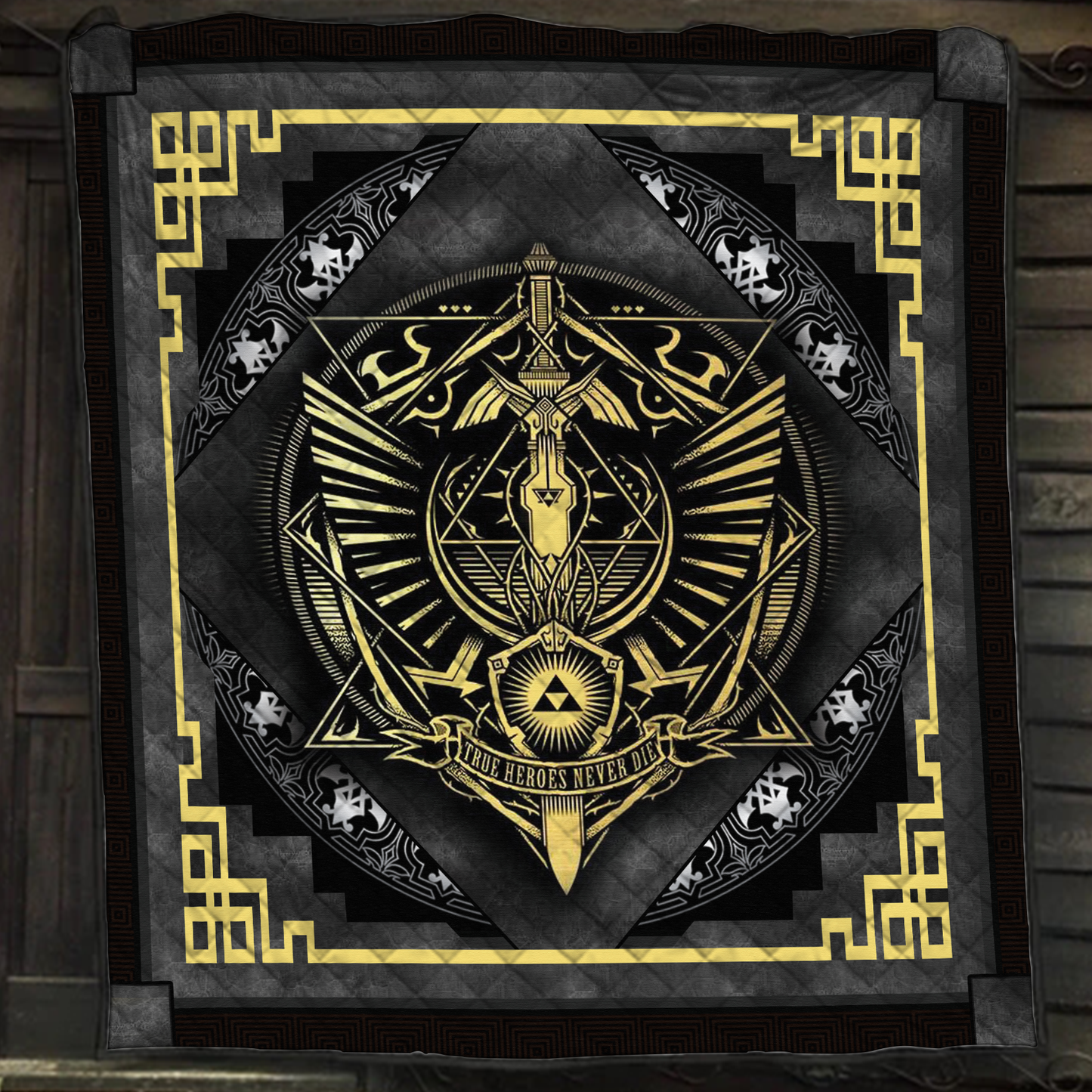 True Heroes Never Die The Legend Of Zelda 3D Quilt Blanket Quilt Set   