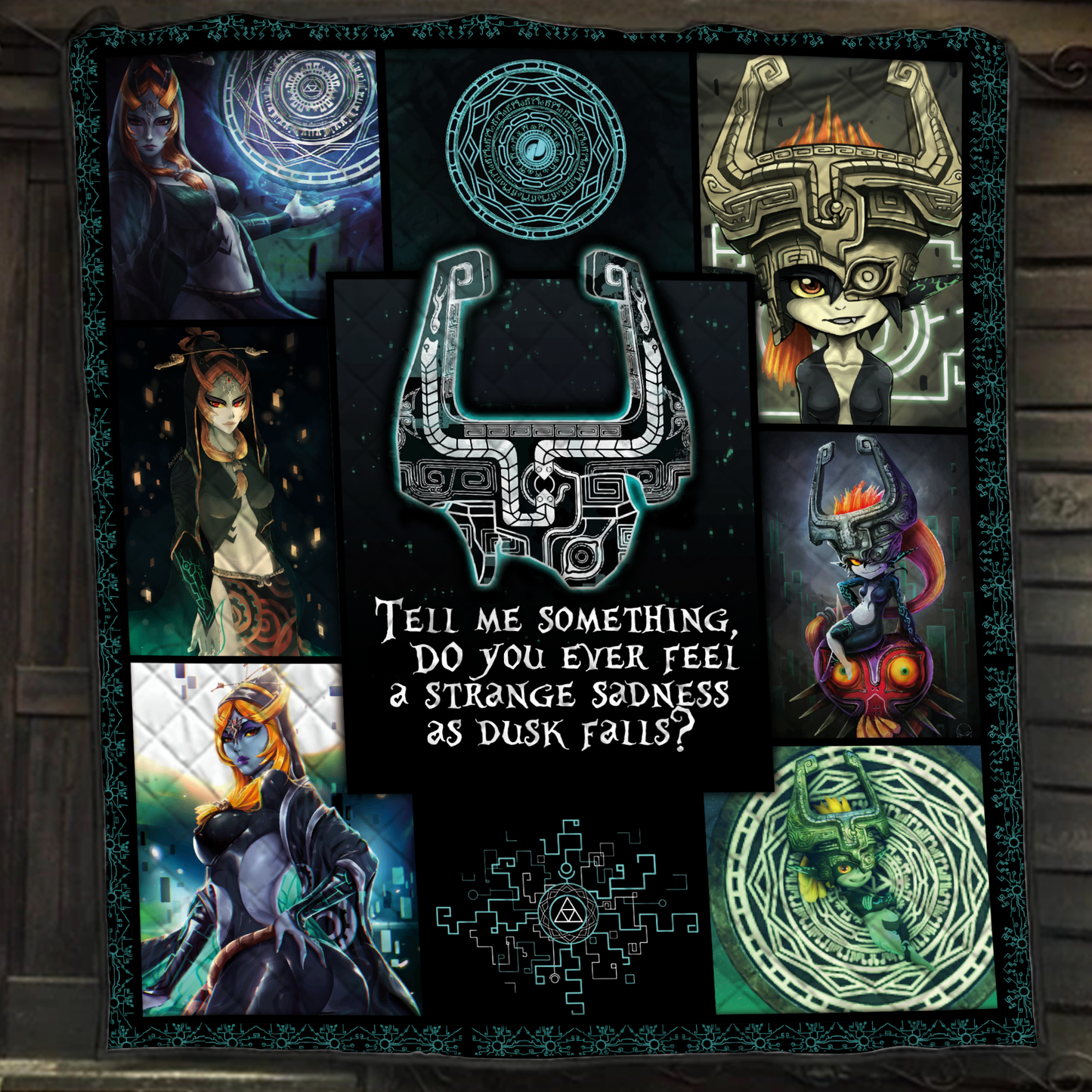 The Legend Of Zelda Midna 3D Quilt Bed Set   