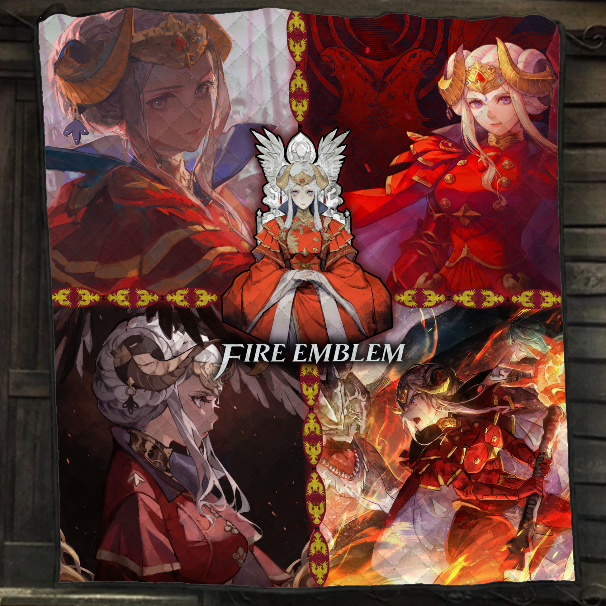 Fire Emblem Video Game Quilt Blanket Quilt Set   