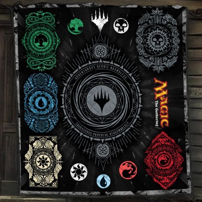 Magic: The Gathering Ornaments 3D Quilt Bed Set   