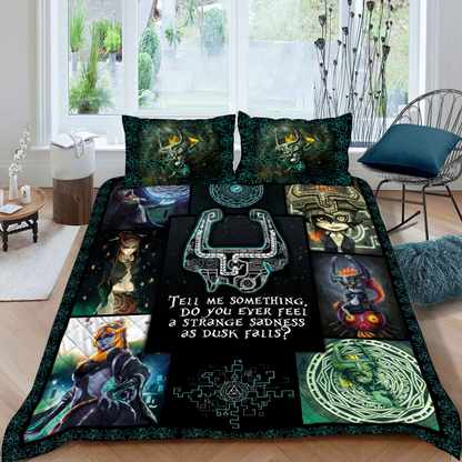 The Legend Of Zelda Midna 3D Quilt Bed Set Quilt Set Twin (150x180CM) 