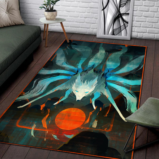 Nine Tails Fox Square Rug Standard (150x90ccm)  