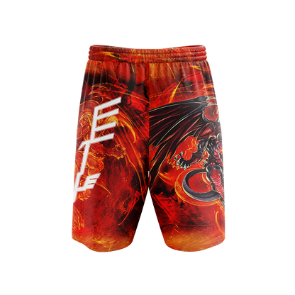 Yu-Gi-Oh! Red Dragon Archfiend  The Mark Of The Wings Beach Shorts   