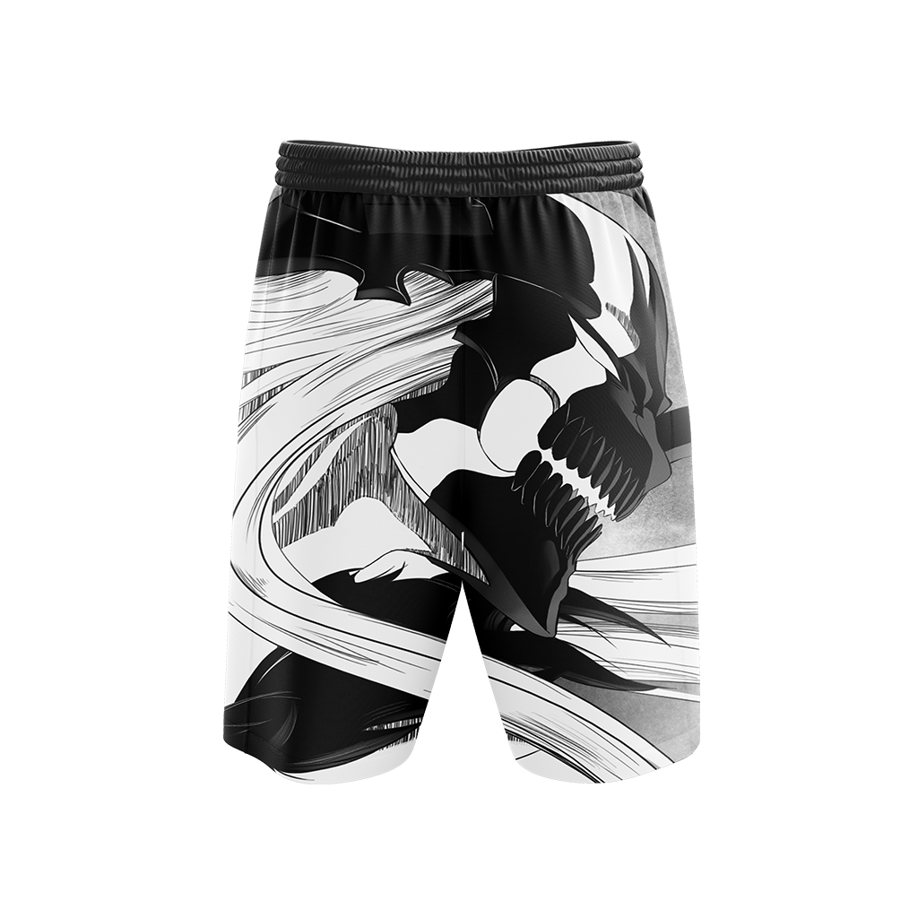 Bleach Vasto Lorde White Ichigo 3D Beach Shorts   