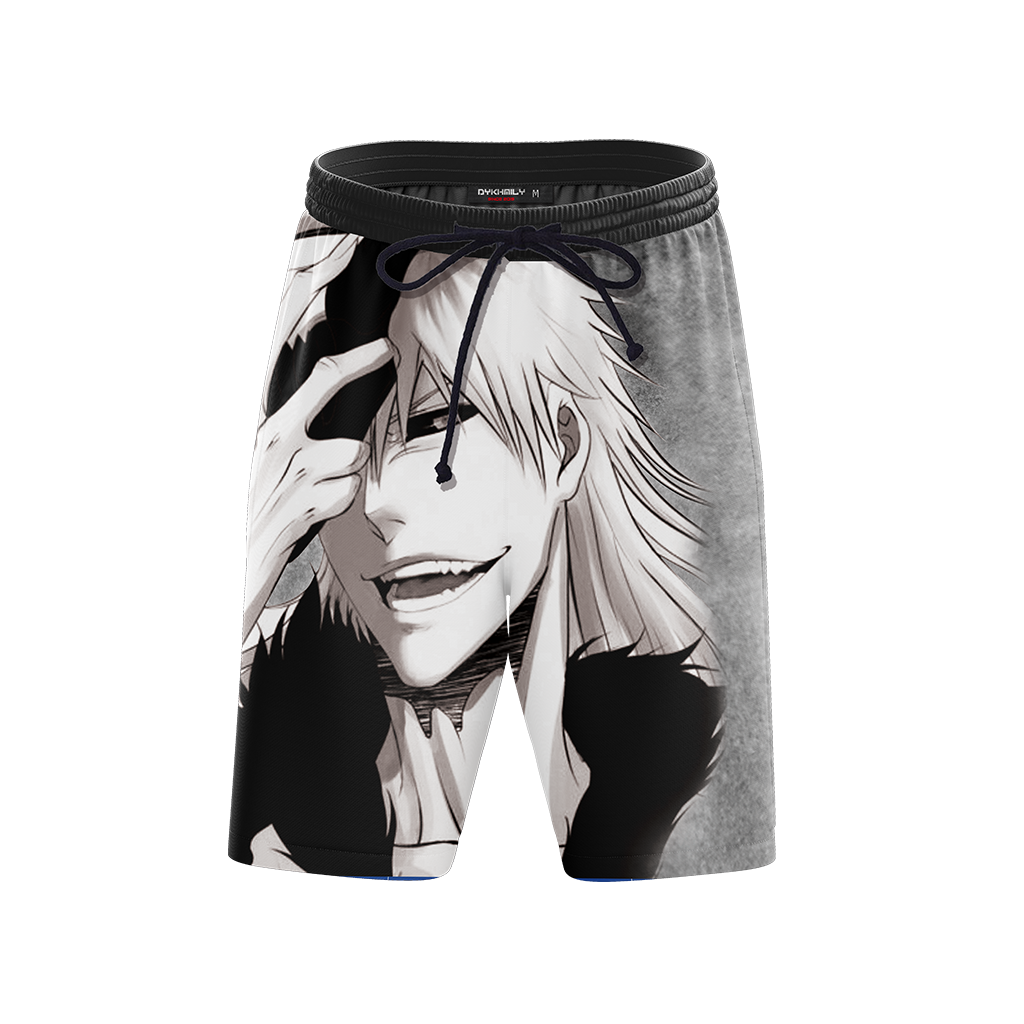 Bleach Vasto Lorde White Ichigo 3D Beach Shorts   
