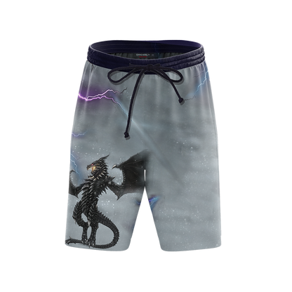 The Elder Scrolls V: Skyrim - Dragon Alduin Beach Shorts   