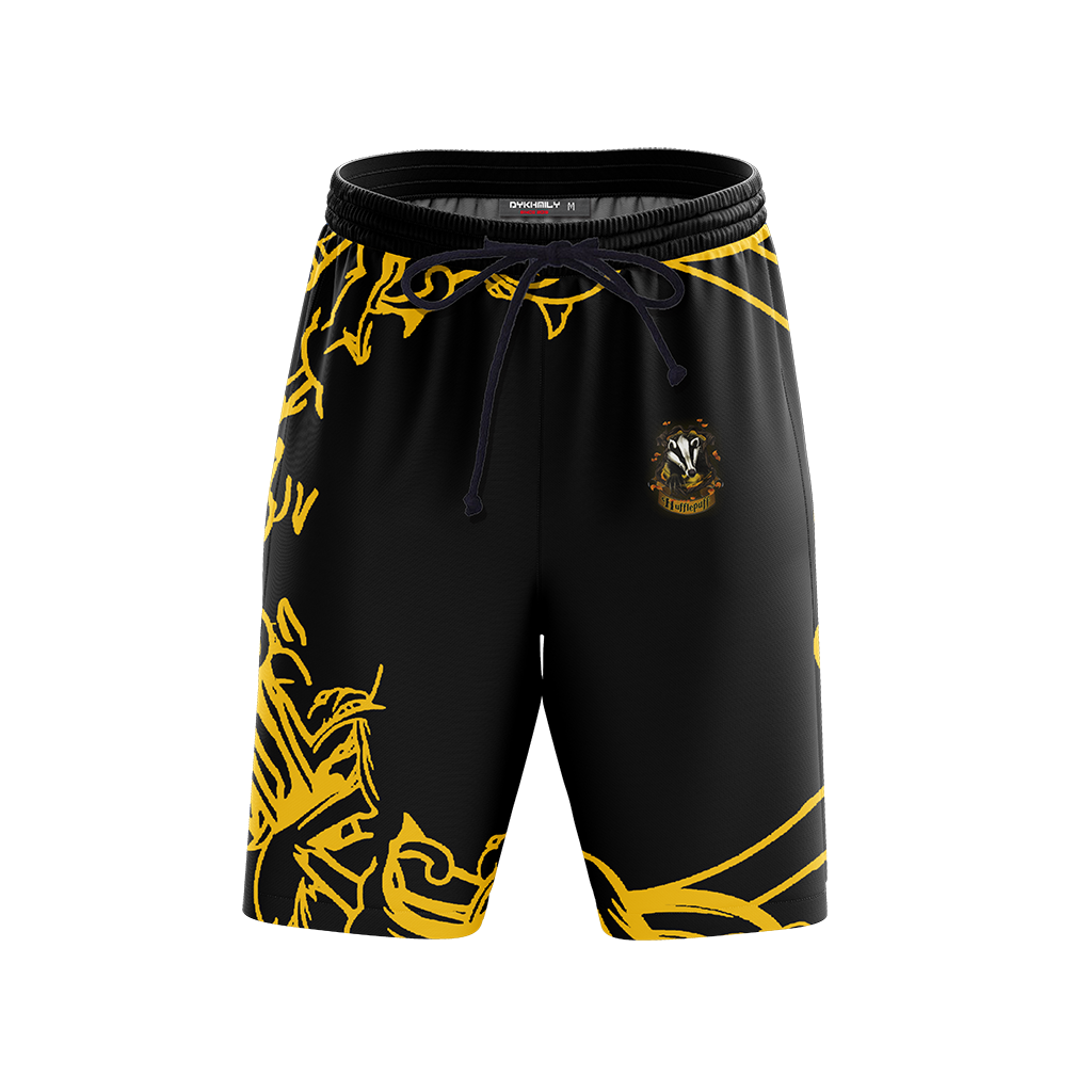 Loyal Like A Hufflepuff Harry Potter Beach Short   