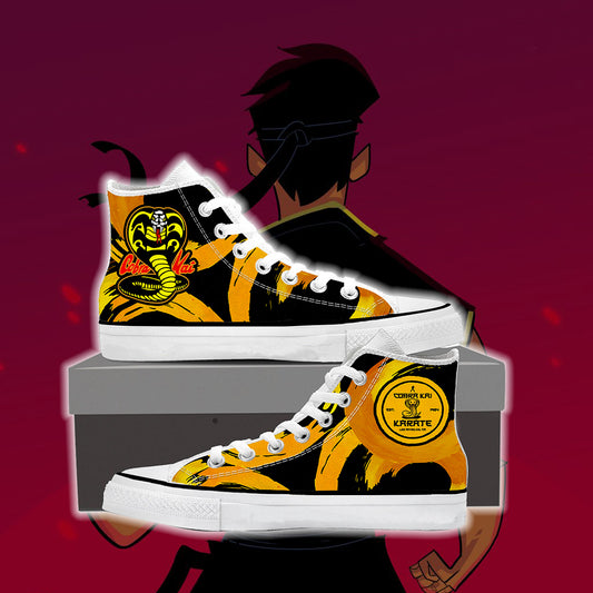 Cobra Kai High Top Shoes SIZE 29
