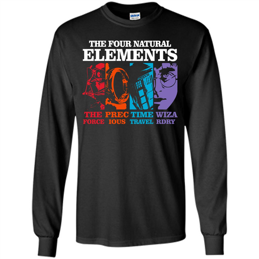 Movie T-shirt The Four Natural Elements T-shirt Black S 