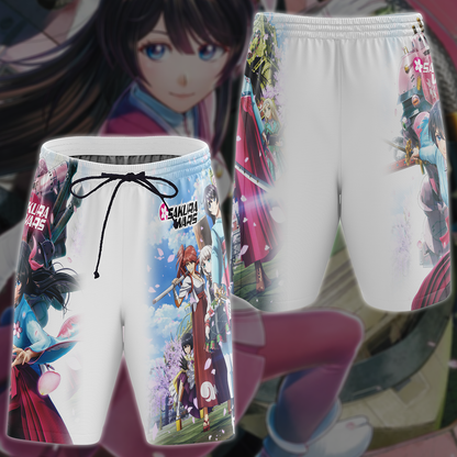 Sakura Wars Video Game 3D All Over Printed T-shirt Tank Top Zip Hoodie Pullover Hoodie Hawaiian Shirt Beach Shorts Jogger Beach Shorts S 