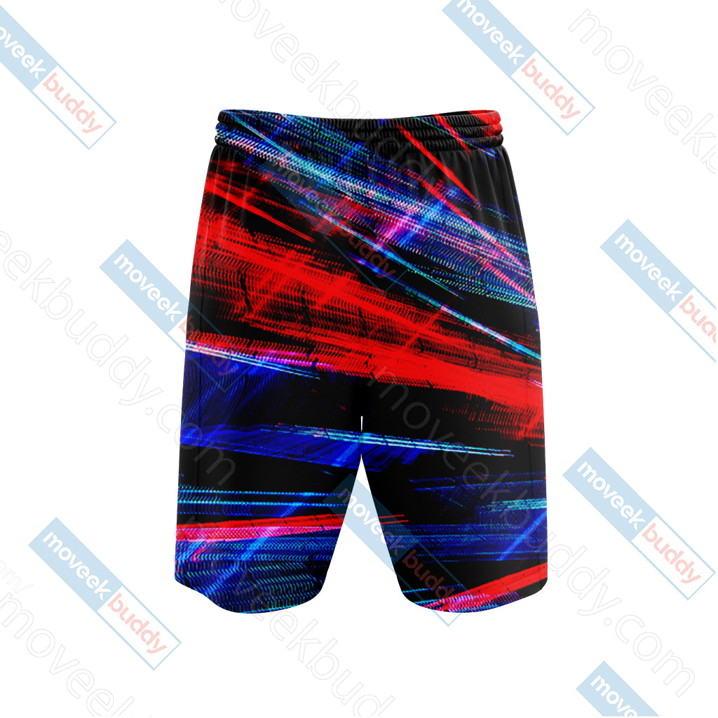 Red vs. Blue Beach Shorts   