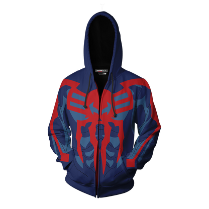 Spider-Man 2099 PS4 Video Games Cosplay Zip Up Hoodie Jacket   