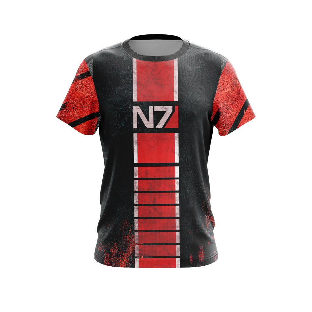 Mass Effect - N7 New Version Unisex 3D T-shirt   