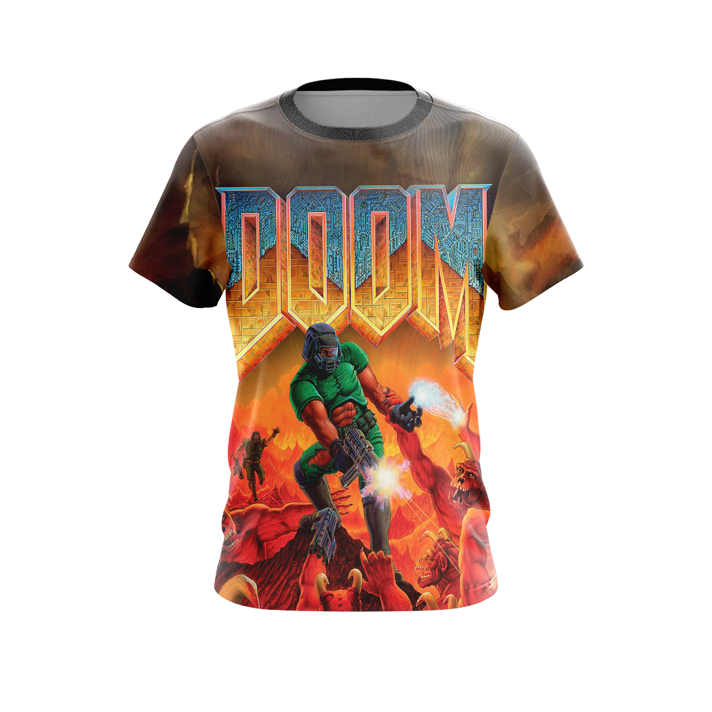 Doom Video Game T-shirt Hoodie   