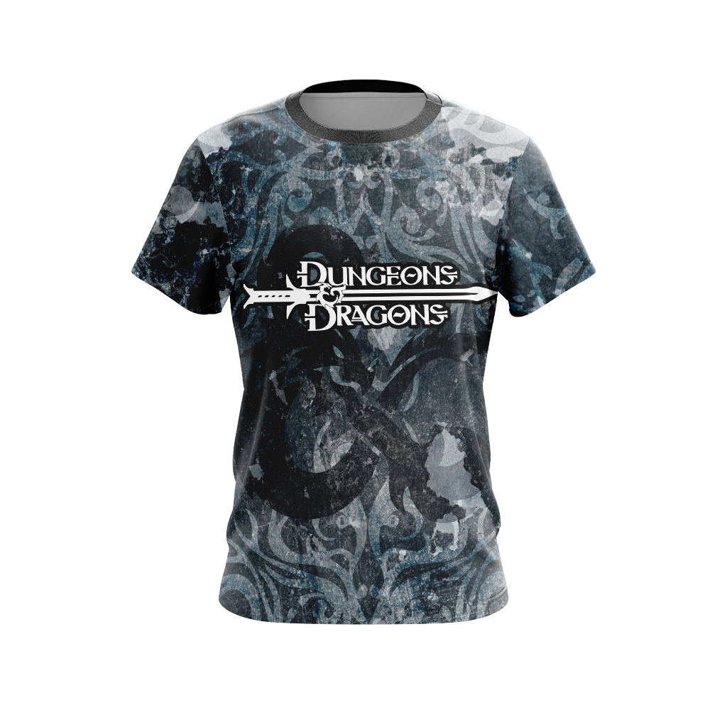 Dungeons And Dragons - Warrior Crest Unisex 3D T-shirt   