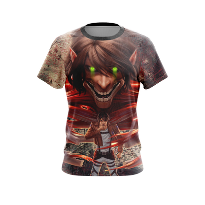 Attack on Titan - Eren Unisex 3D T-shirt   