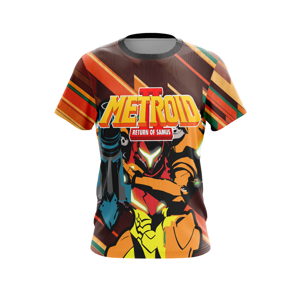 Metroid 2 - Samus Unisex 3D T-shirt   