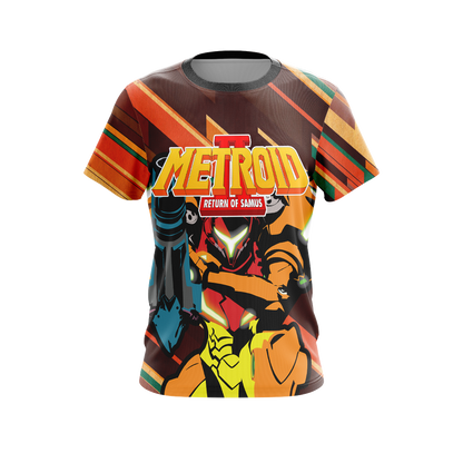 Metroid 2 - Samus Unisex 3D T-shirt   