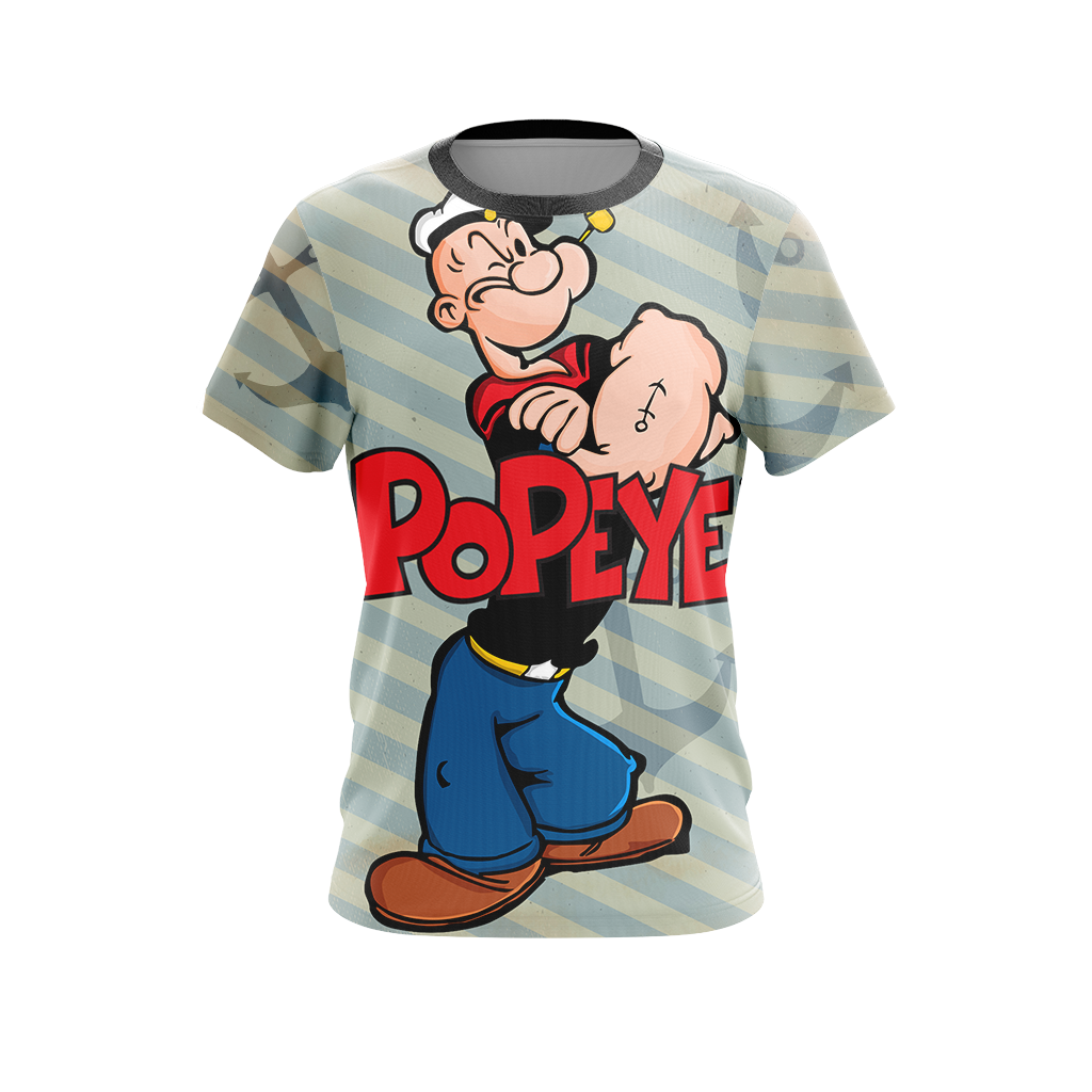 Popeye Characters New Unisex 3D T-shirt   