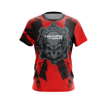 Gears Of War - I Shall Hold My Place In The Machine Unisex 3D T-shirt   