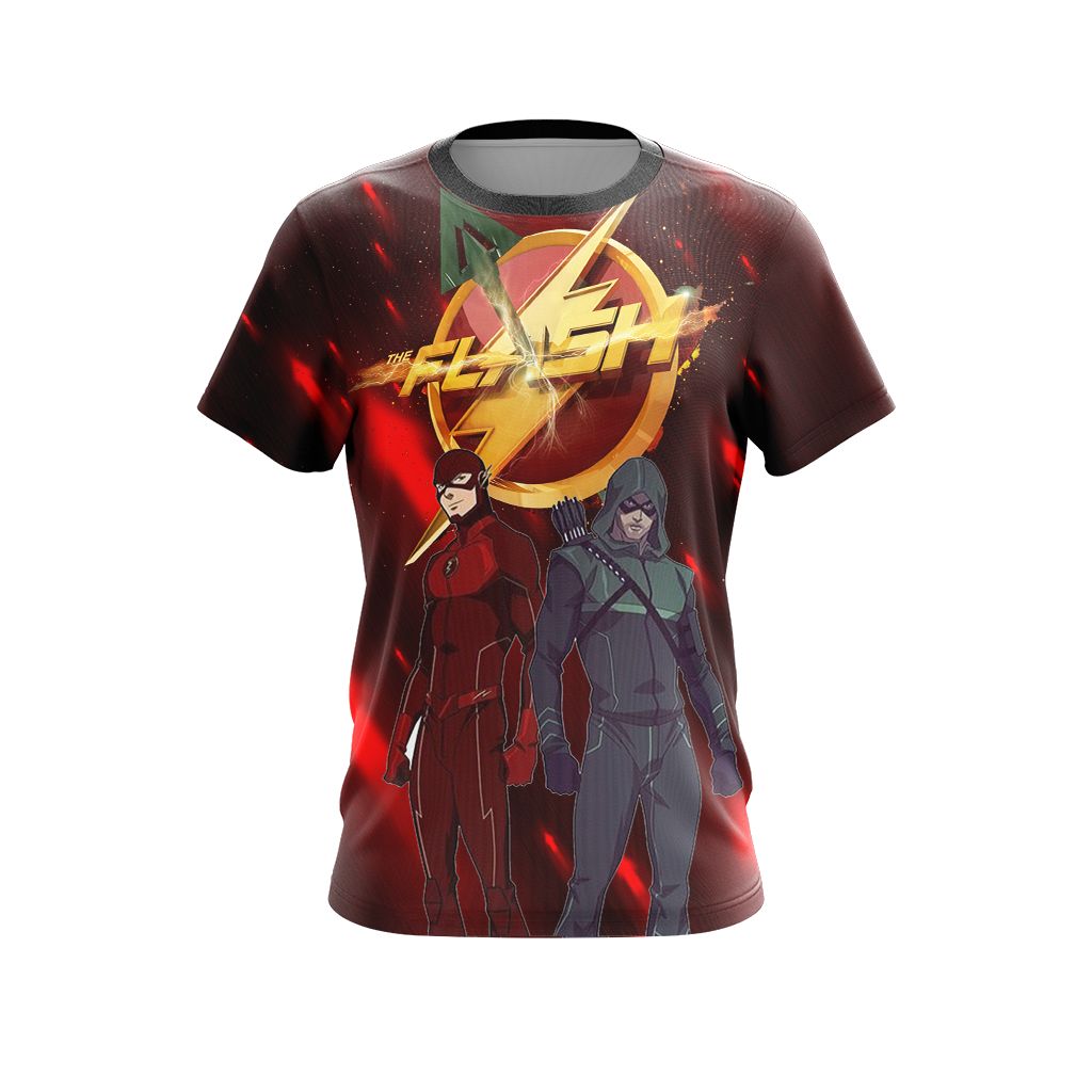 Arrow and Flash New Unisex 3D T-shirt   