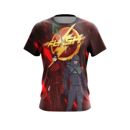 Arrow and Flash New Unisex 3D T-shirt   